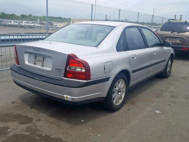 YV1TS94D311212650 - 2001 VOLVO S80 SILVER photo 4