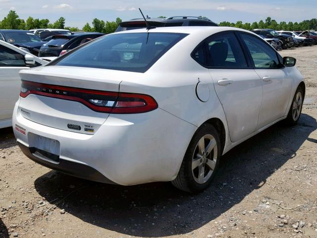 1C3CDFBA1GD635052 - 2016 DODGE DART SXT WHITE photo 4