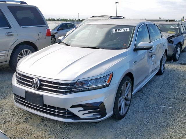 1VWDT7A38HC030459 - 2017 VOLKSWAGEN PASSAT R-L SILVER photo 2