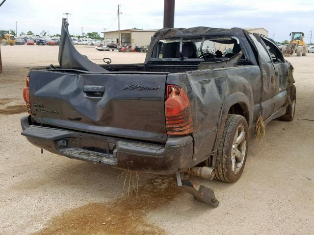 5TETU22N98Z526354 - 2008 TOYOTA TACOMA X-R BLACK photo 4