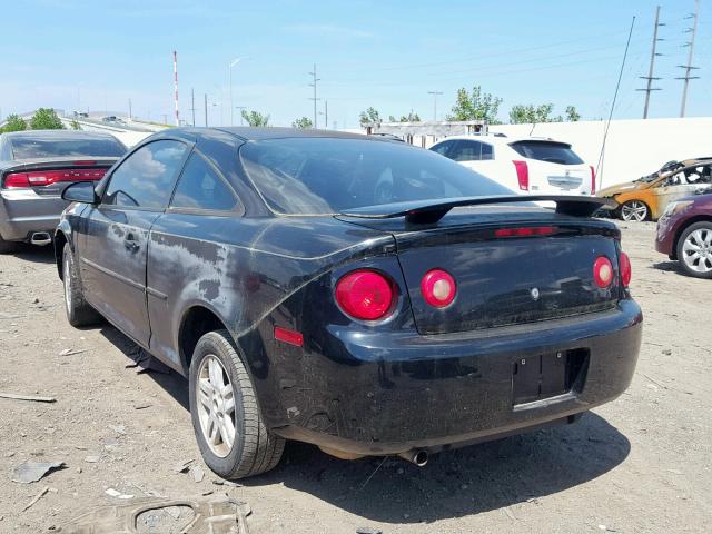 1G1AL15F477369274 - 2007 CHEVROLET COBALT LT BLACK photo 3