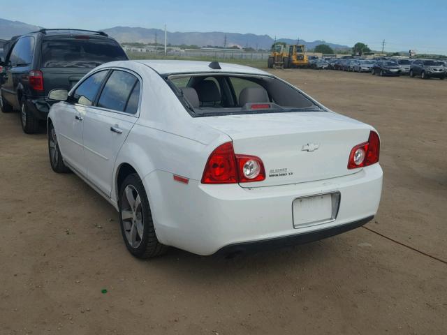 1G1ZC5E04CF326897 - 2012 CHEVROLET MALIBU 1LT WHITE photo 3
