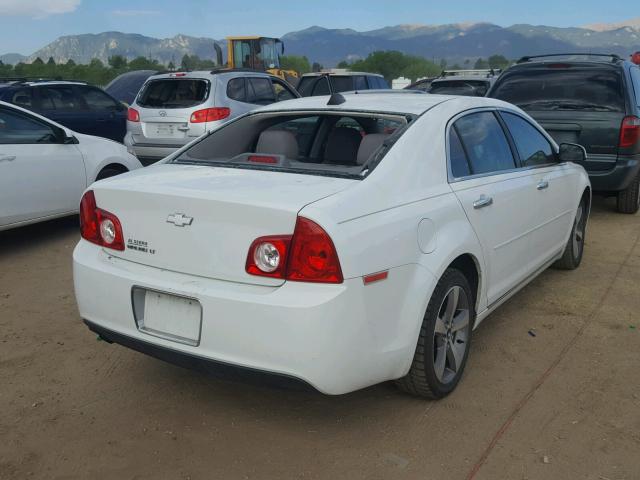 1G1ZC5E04CF326897 - 2012 CHEVROLET MALIBU 1LT WHITE photo 4