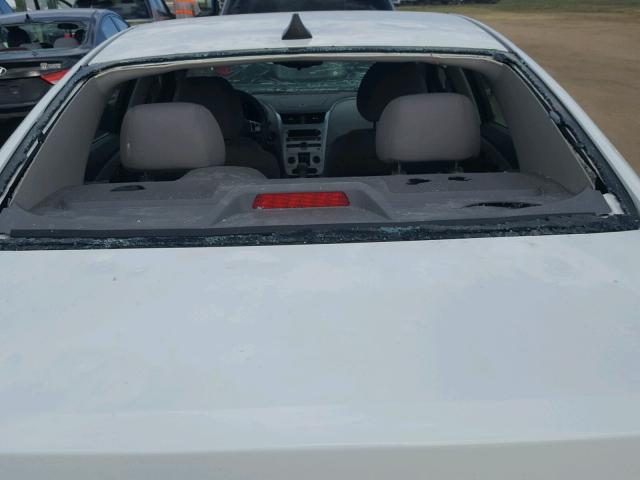 1G1ZC5E04CF326897 - 2012 CHEVROLET MALIBU 1LT WHITE photo 9