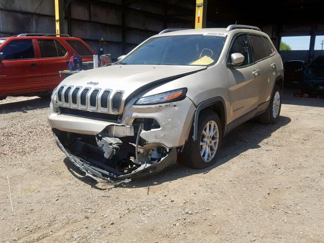 1C4PJMCB1FW679041 - 2015 JEEP CHEROKEE L SILVER photo 2