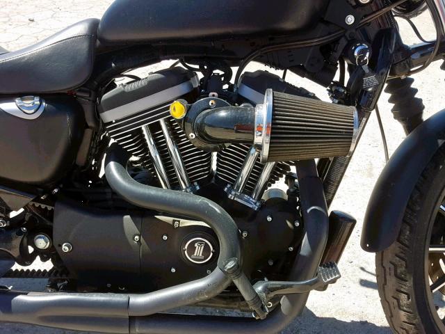 1HD4LE2459K458283 - 2009 HARLEY-DAVIDSON XL883 N BLACK photo 7