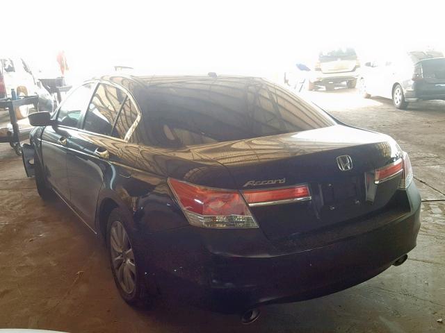 1HGCP3F86CA035634 - 2012 HONDA ACCORD EXL BLACK photo 3