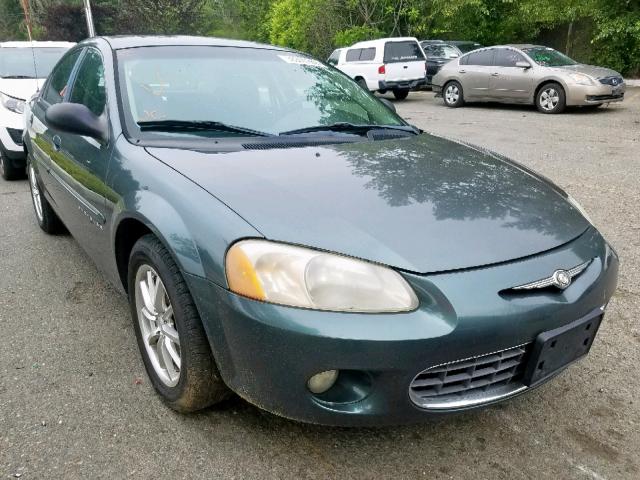 1C3AL56U31N699944 - 2001 CHRYSLER SEBRING LX GREEN photo 1