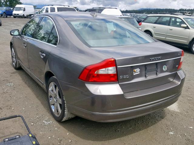 YV1AS982771034539 - 2007 VOLVO S80 3.2 GRAY photo 3