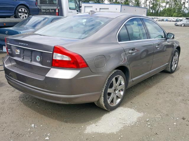 YV1AS982771034539 - 2007 VOLVO S80 3.2 GRAY photo 4