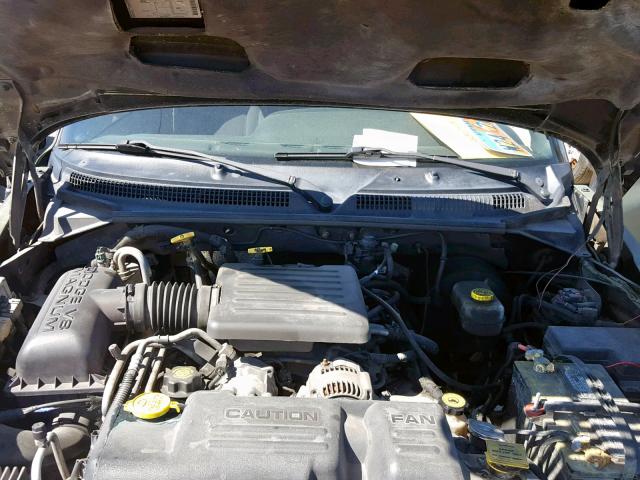 1B7GG2AN1YS719984 - 2000 DODGE DAKOTA QUA GREEN photo 7