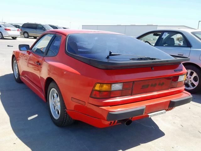 WP0AA0948FN457898 - 1985 PORSCHE 944 RED photo 3