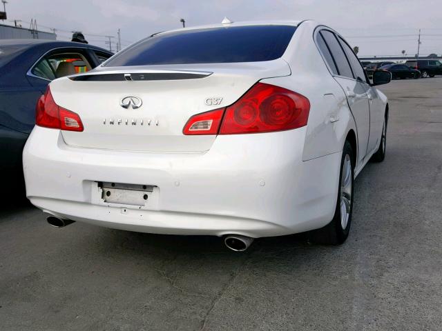 JN1CV6APXCM625938 - 2012 INFINITI G37 BASE WHITE photo 4