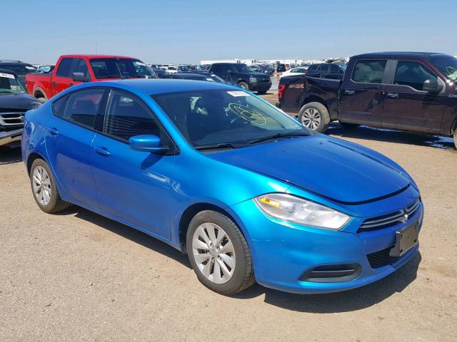 1C3CDFDH2FD406453 - 2015 DODGE DART SE AE BLUE photo 1