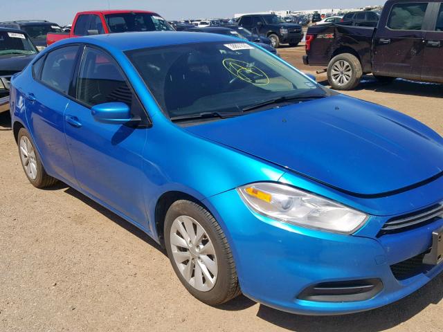 1C3CDFDH2FD406453 - 2015 DODGE DART SE AE BLUE photo 9