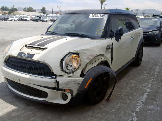 WMWMM3C50ATP94526 - 2010 MINI COOPER S C WHITE photo 2