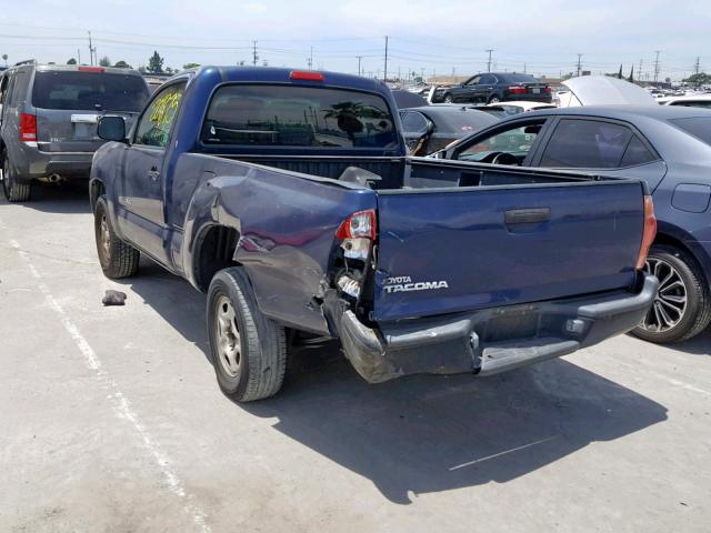 5TENX22N96Z236032 - 2006 TOYOTA TACOMA BLUE photo 3