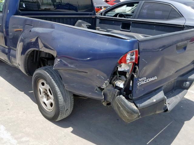 5TENX22N96Z236032 - 2006 TOYOTA TACOMA BLUE photo 9