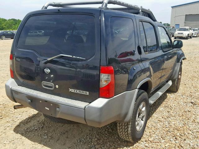 5N1ED28T0YC502095 - 2000 NISSAN XTERRA XE BLACK photo 4