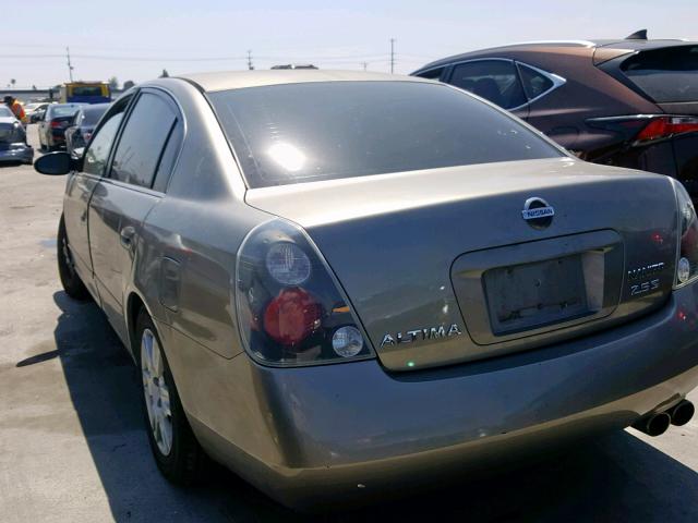 1N4AL11D26C209305 - 2006 NISSAN ALTIMA S BROWN photo 3