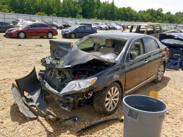 4T1BK3DBXBU406861 - 2011 TOYOTA AVALON BAS BLACK photo 2