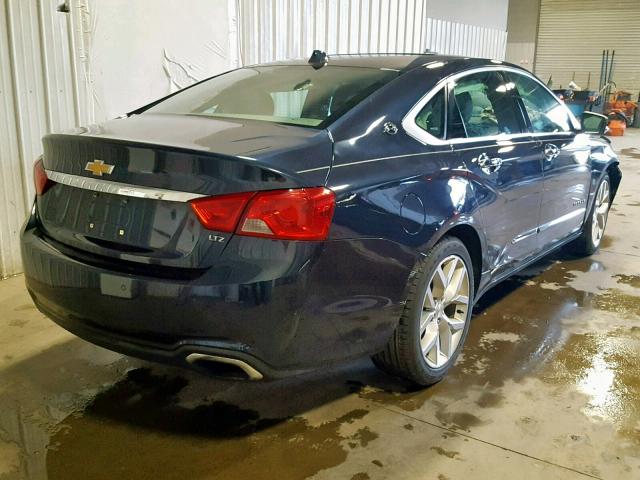 2G1155S32E9231112 - 2014 CHEVROLET IMPALA LTZ BLUE photo 4