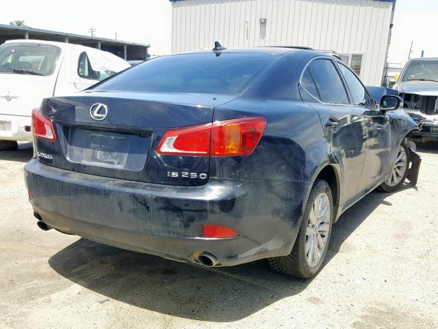 JTHCK262795033250 - 2009 LEXUS IS 250 BLACK photo 4