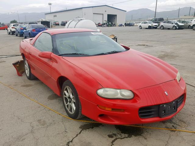 2G1FP22K522100556 - 2002 CHEVROLET CAMARO RED photo 1