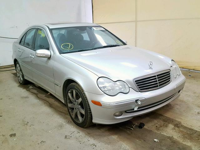 WDBRF40J64A567253 - 2004 MERCEDES-BENZ C 230K SPO SILVER photo 1