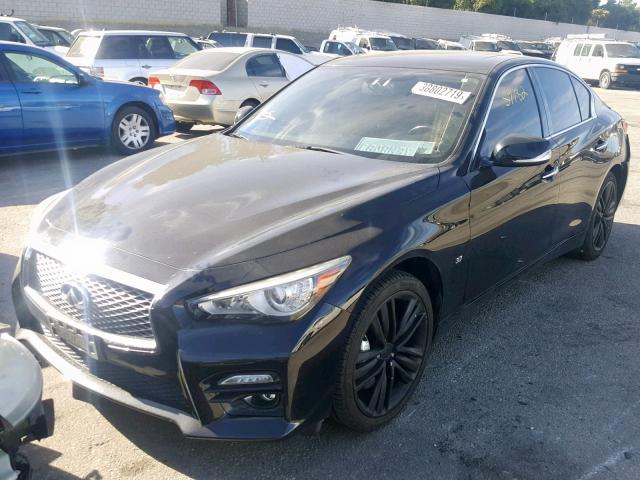 JN1BV7AR4EM704298 - 2014 INFINITI Q50 BASE BLACK photo 2