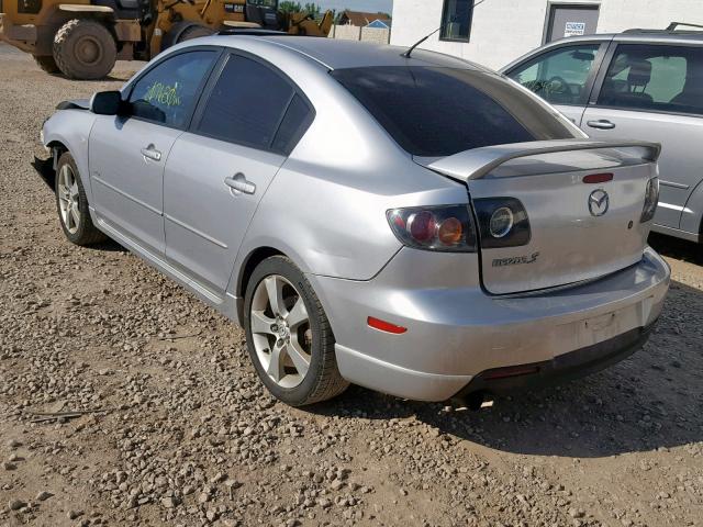 JM1BK323261426867 - 2006 MAZDA 3 S SILVER photo 3