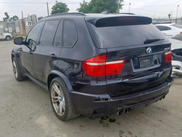 5YMGY0C52ALK25638 - 2010 BMW X5 M BLACK photo 3