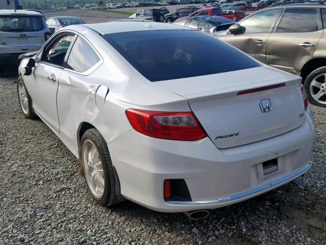 1HGCT2B89EA008877 - 2014 HONDA ACCORD EXL WHITE photo 3