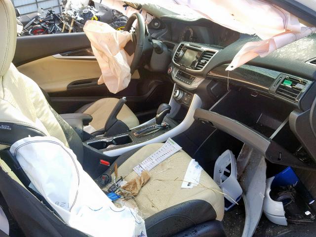 1HGCT2B89EA008877 - 2014 HONDA ACCORD EXL WHITE photo 5