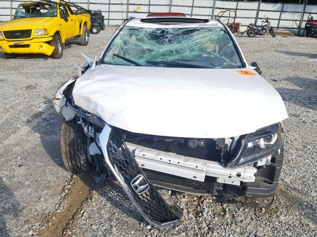 1HGCT2B89EA008877 - 2014 HONDA ACCORD EXL WHITE photo 9