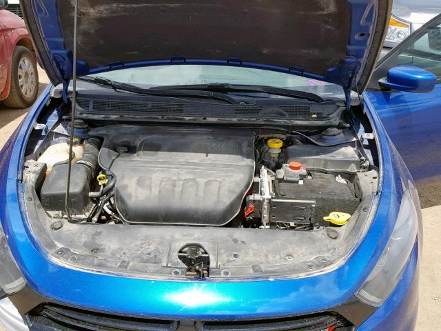 1C3CDFBA3DD341972 - 2013 DODGE DART SXT BLUE photo 7