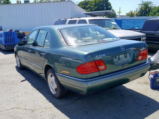 WDBJF72F2VA158255 - 1997 MERCEDES-BENZ E 420 GREEN photo 3