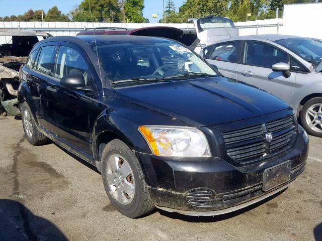 1B3HB28B28D797954 - 2008 DODGE CALIBER BLACK photo 1