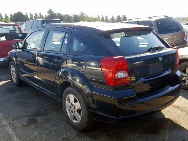 1B3HB28B28D797954 - 2008 DODGE CALIBER BLACK photo 3