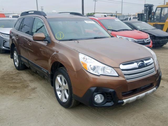 4S4BRBKC1D3221446 - 2013 SUBARU OUTBACK 2. BROWN photo 1