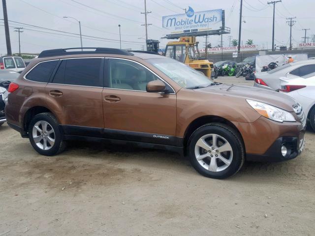 4S4BRBKC1D3221446 - 2013 SUBARU OUTBACK 2. BROWN photo 9