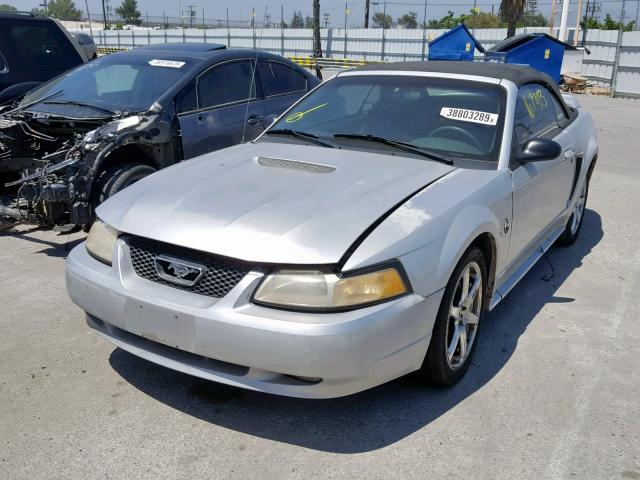 1FAFP45X2XF105977 - 1999 FORD MUSTANG GT SILVER photo 2