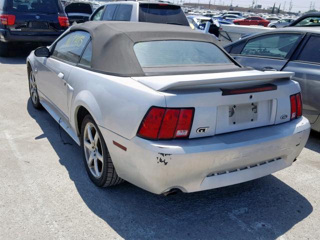 1FAFP45X2XF105977 - 1999 FORD MUSTANG GT SILVER photo 3