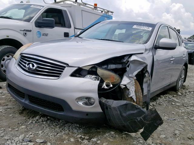 JN1AJ0HP7AM701196 - 2010 INFINITI EX35 BASE SILVER photo 2