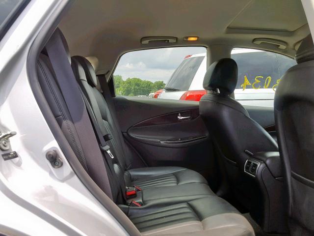 JN1AJ0HP7AM701196 - 2010 INFINITI EX35 BASE SILVER photo 6