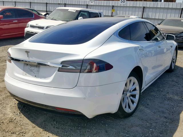 5YJSA1E14GF154137 - 2016 TESLA MODEL S WHITE photo 4