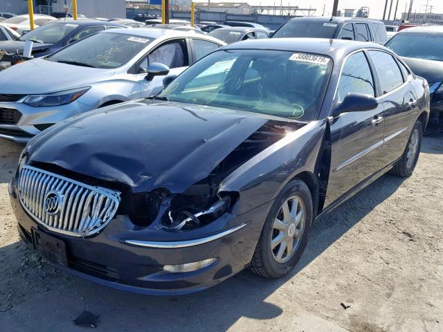 2G4WD582981282233 - 2008 BUICK LACROSSE C BLACK photo 2