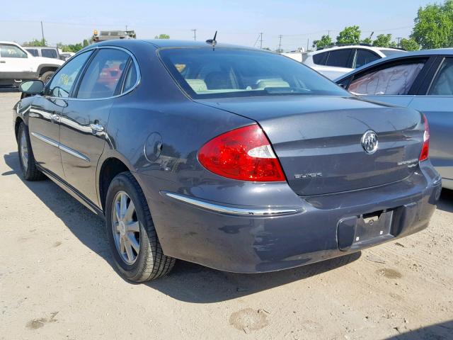 2G4WD582981282233 - 2008 BUICK LACROSSE C BLACK photo 3