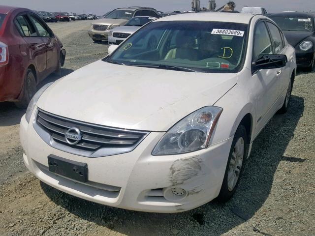 1N4CL2AP7AC177694 - 2010 NISSAN ALTIMA HYB WHITE photo 2