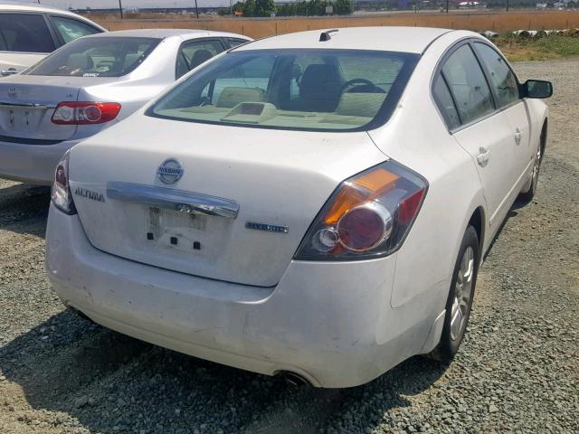 1N4CL2AP7AC177694 - 2010 NISSAN ALTIMA HYB WHITE photo 4